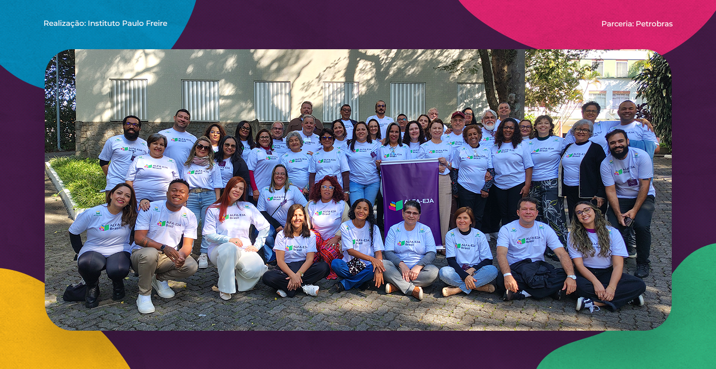 Imagem do primeiro encontro de parceiros do projeto Alfa-Eja Brasil